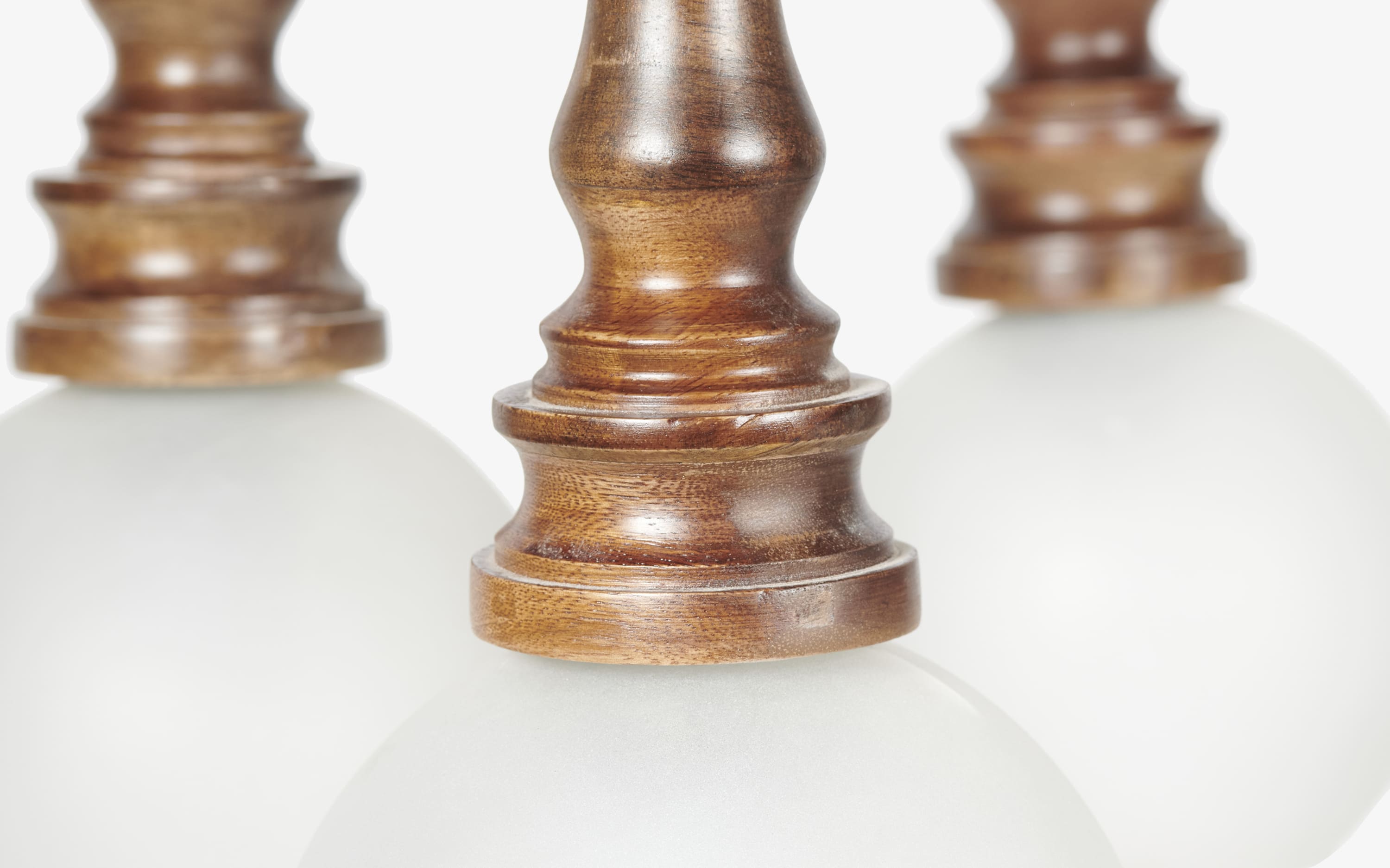Buy Kunshu Cluster Pendant Light | Frosted Glass - Close shot - Orange Tree