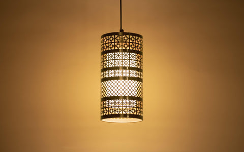 Mandawa Hanging Lamp Tall - Orange Tree Home Pvt. Ltd.