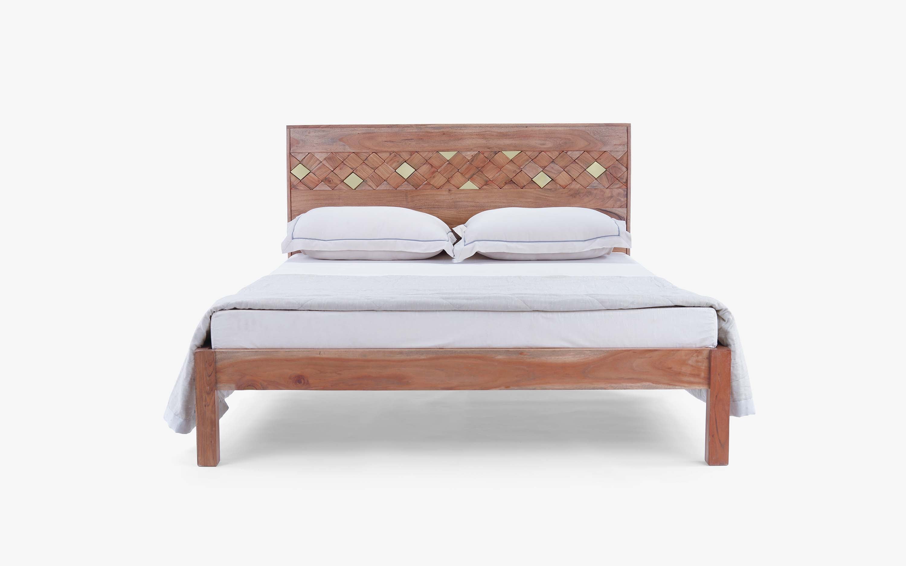 Milan Queen Non Storage Bed - Orange Tree Home Pvt. Ltd.