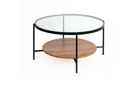 Mira Coffee table side view - Orange Tree