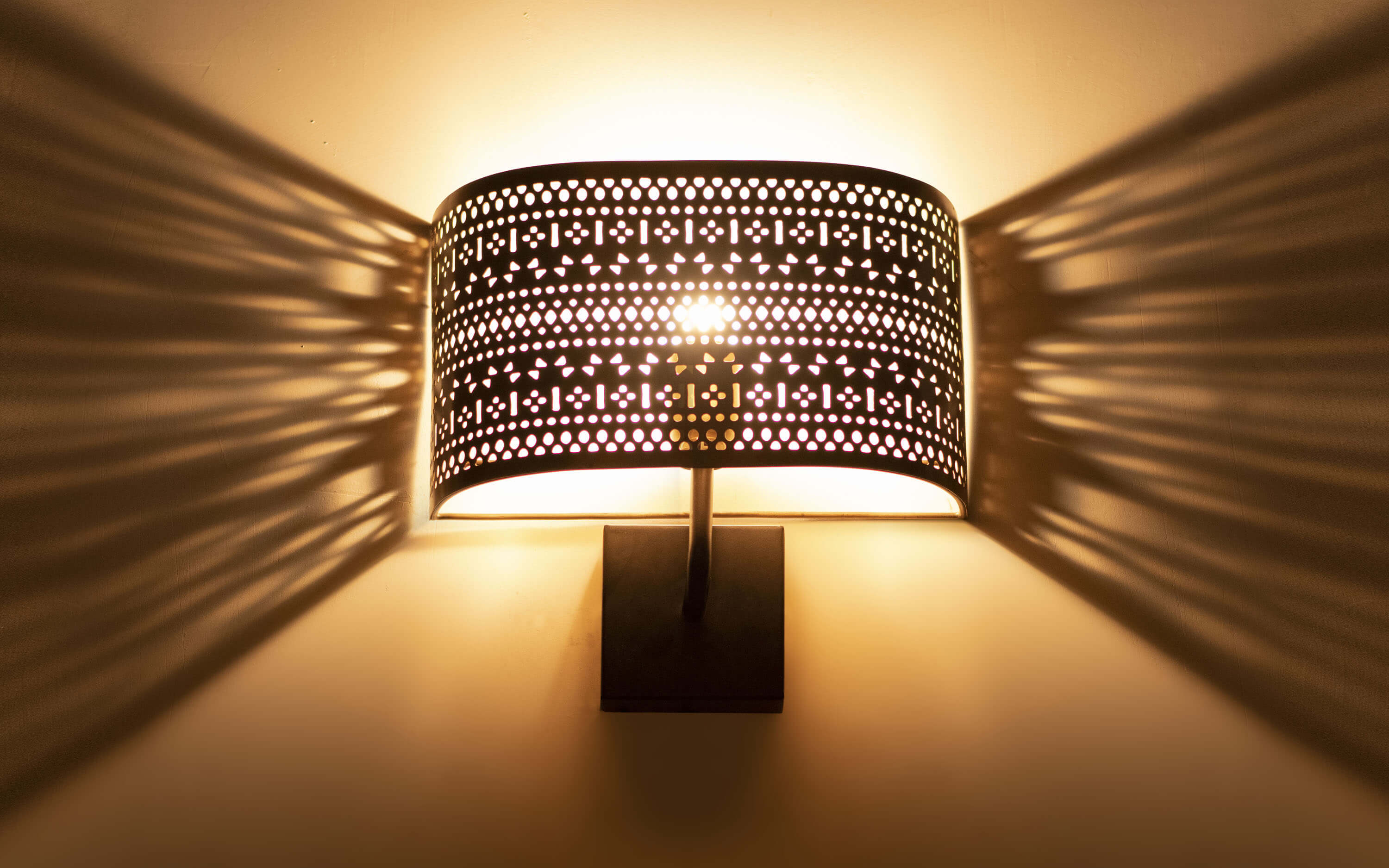 Buy Nawal Decorative Wall Mounted Light for Bedrooms - Close shot - Orange Tree