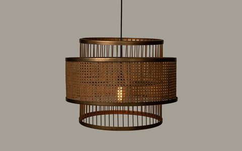 New Canna Gold Hanging Lamp - Orange Tree Home Pvt. Ltd.