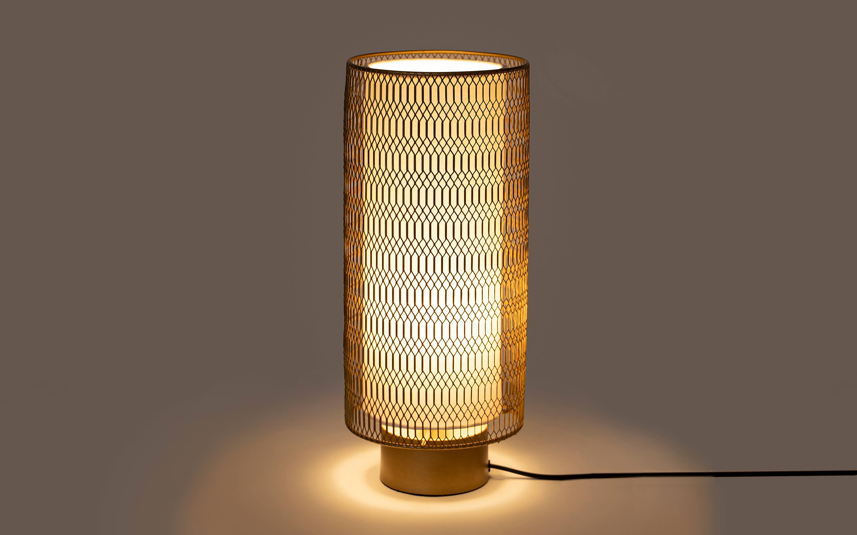Rhombus Table Lamp Gold - Orange Tree Home Pvt. Ltd.