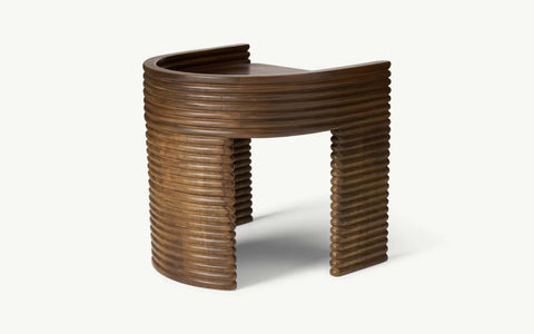 Ribbed Stool - Orange Tree Home Pvt. Ltd.