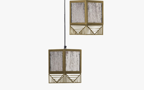 Sheesh Hanging Lamp Cluster of 3 - Orange Tree Home Pvt. Ltd.