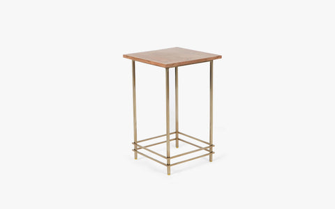 Wooden Side Table - Orange Tree