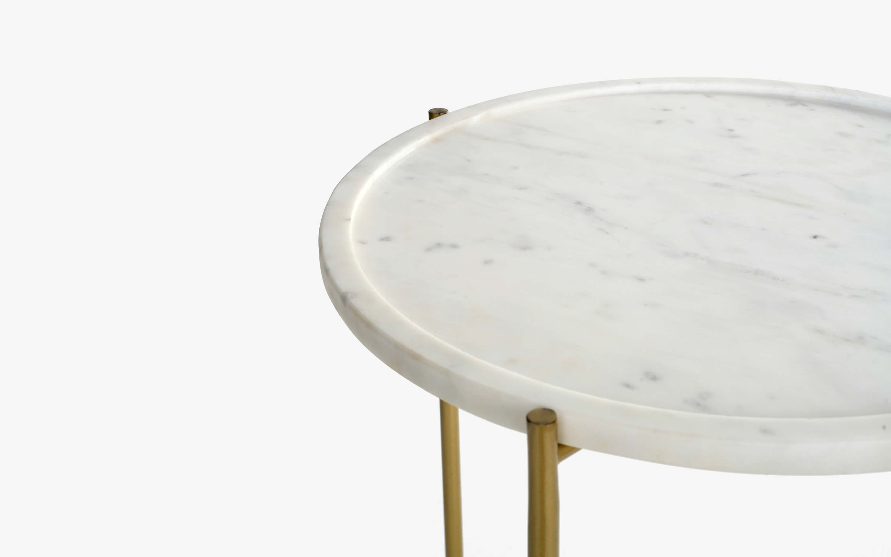 Art Deco Marble Side Table - Orange Tree Home Pvt. Ltd.