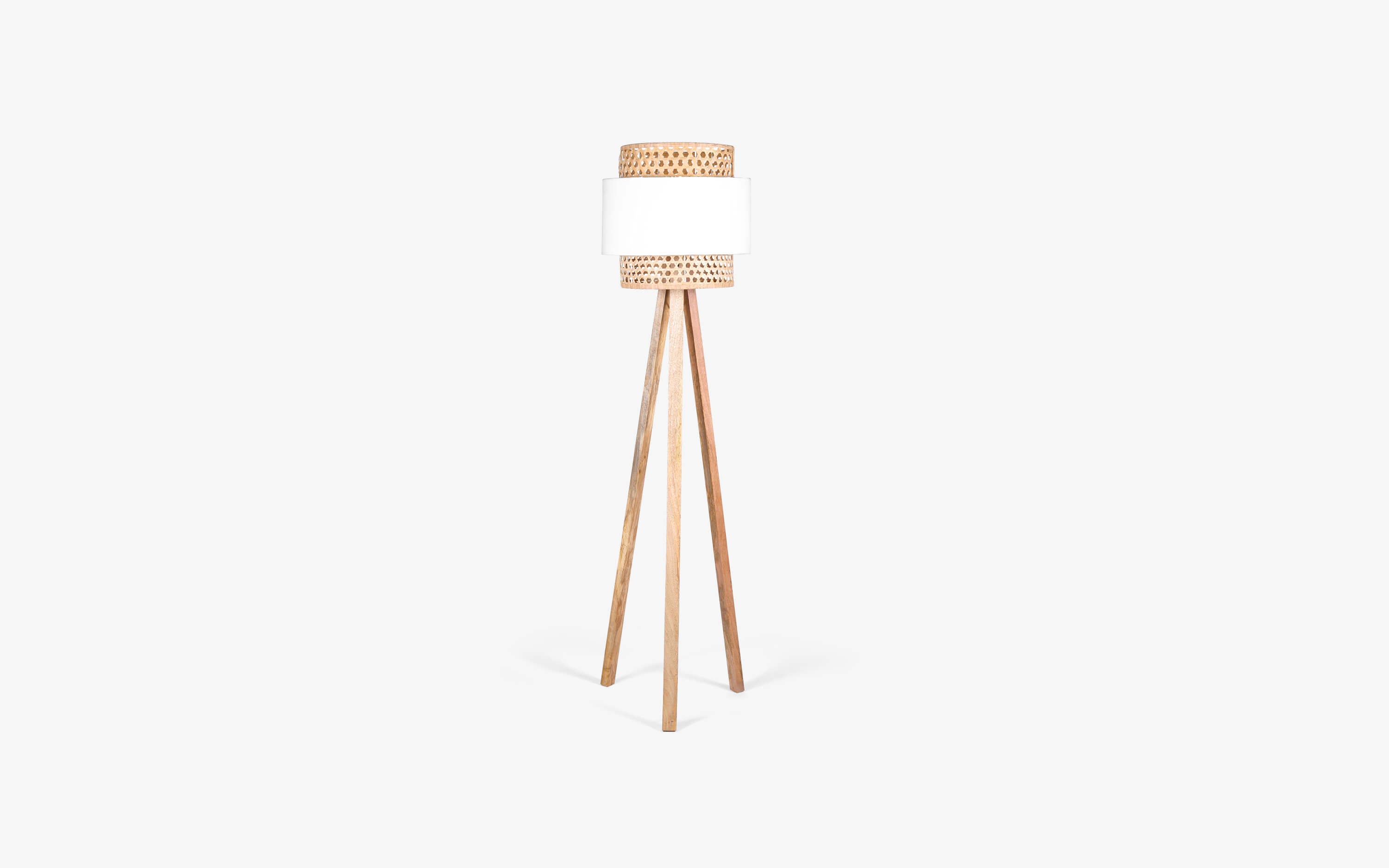Canna Floor Lamp Double - Orange Tree Home Pvt. Ltd.