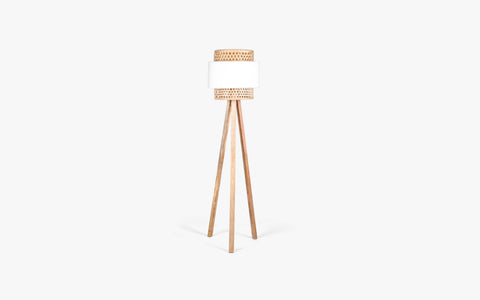 Canna Floor Lamp Double - Orange Tree Home Pvt. Ltd.