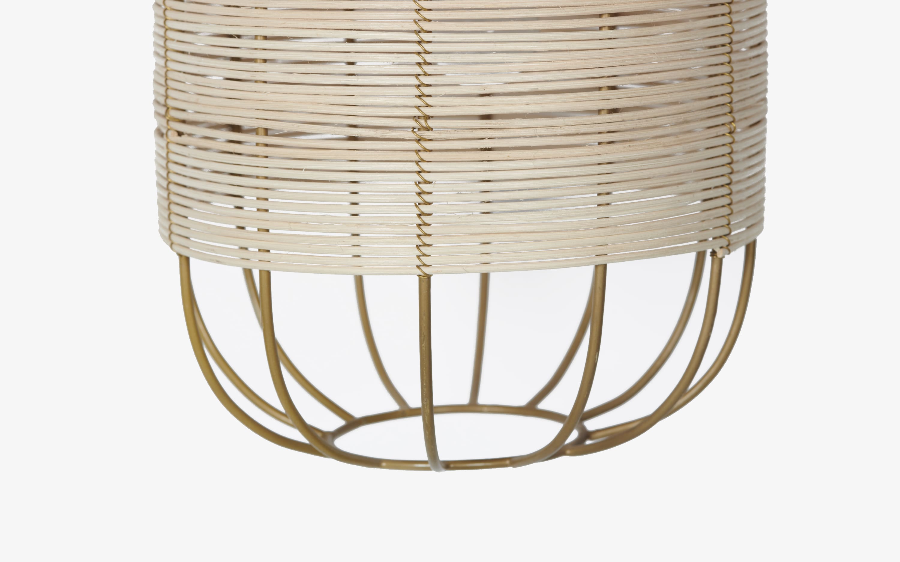 Buy Henka Natural Cane Hanging Light for Home Decor - with white background - Orange Tree