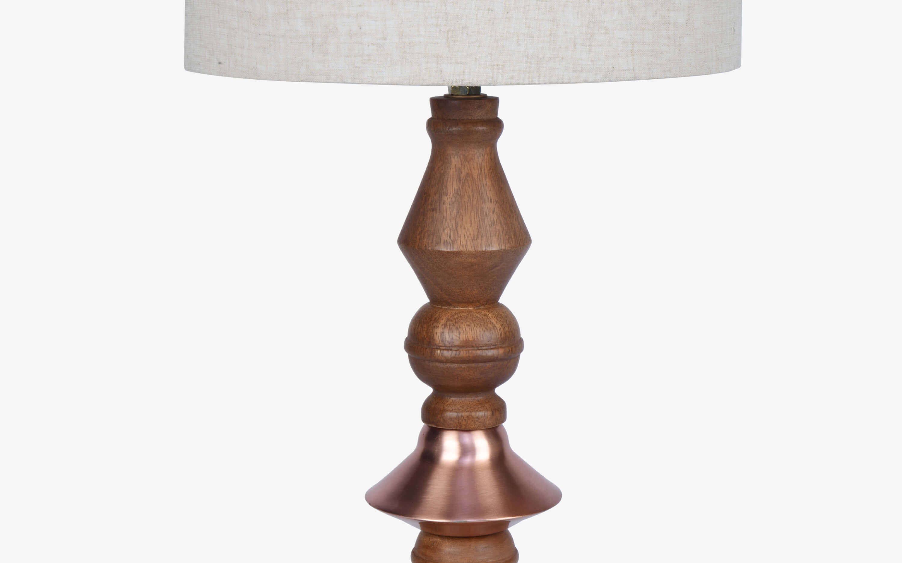 Jodha Copper Table Lamp - Orange Tree Home Pvt. Ltd.