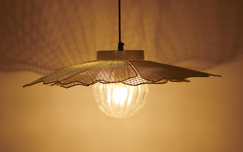 Keshi Hanging Lamp Big - Orange Tree Home Pvt. Ltd.
