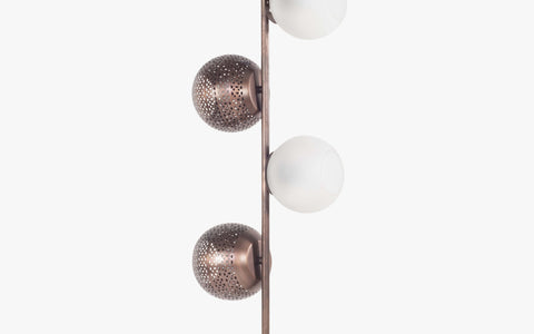 New Soma Copper Floor Lamp - Orange Tree Home Pvt. Ltd.