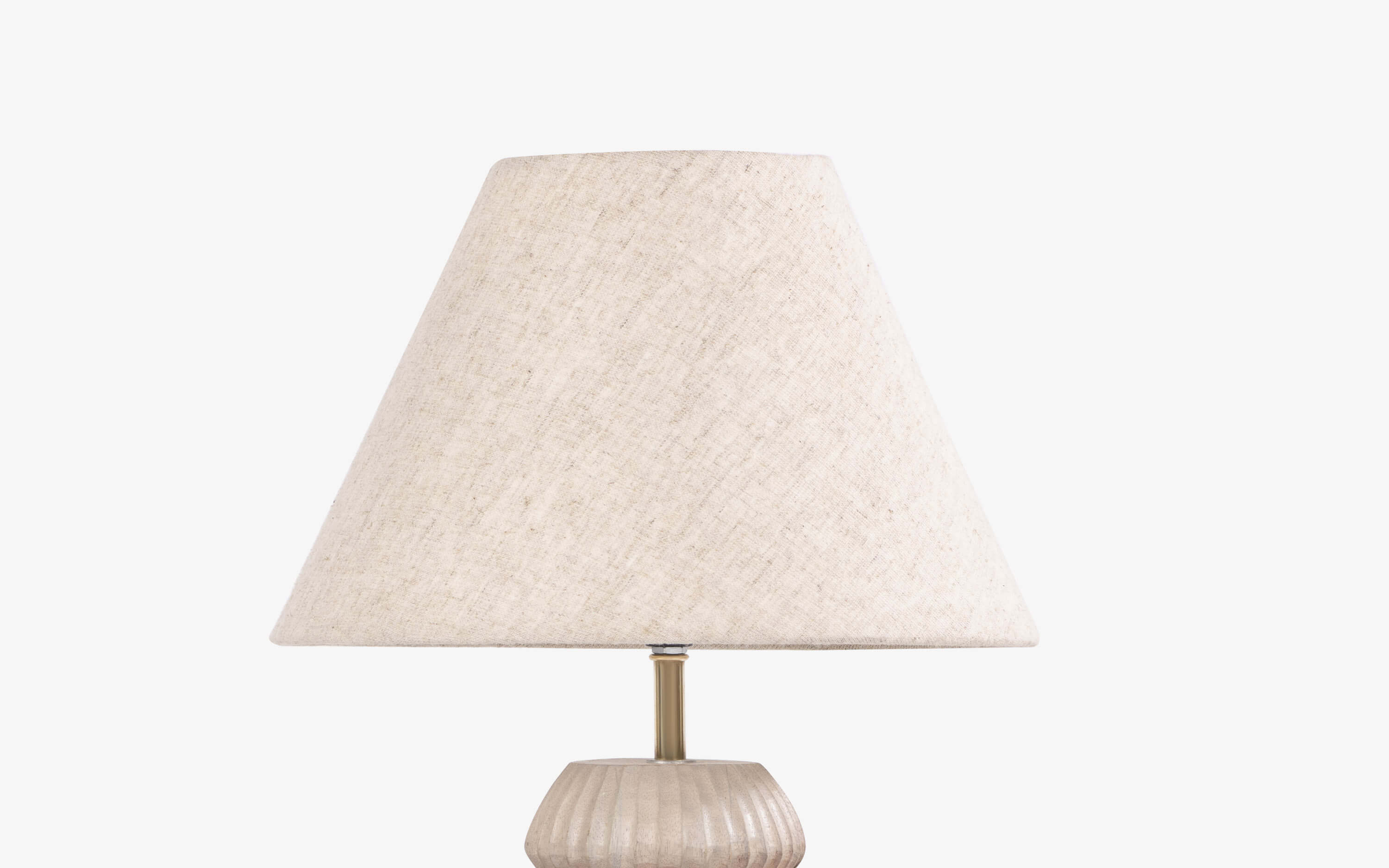 Rib Grey Table Lamp - Orange Tree Home Pvt. Ltd.