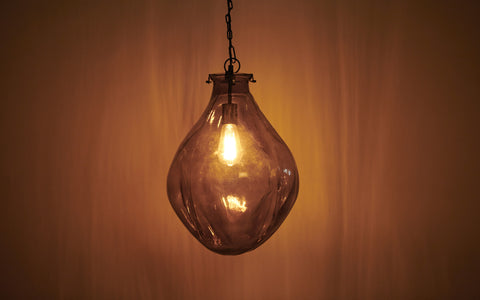 Sogu Black Hanging Lamp - Orange Tree Home Pvt. Ltd.