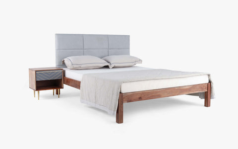 Toshi King Non Storage Bed - Orange Tree Home Pvt. Ltd.