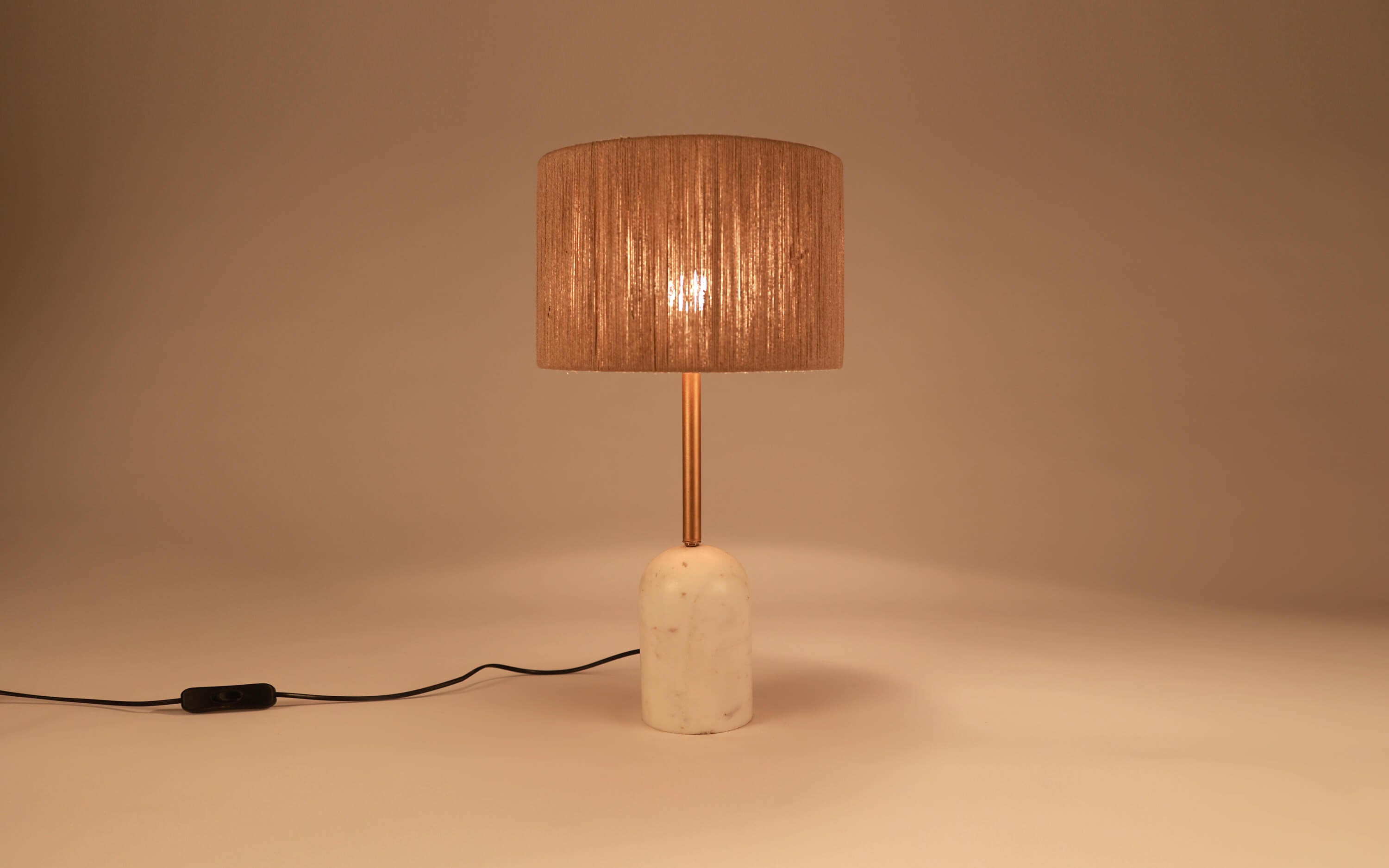 Cusp Sisal Fiber Table Lamp - Orange Tree Home Pvt. Ltd.