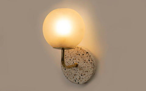 Eros White Wall Lamp - Orange Tree Home Pvt. Ltd.