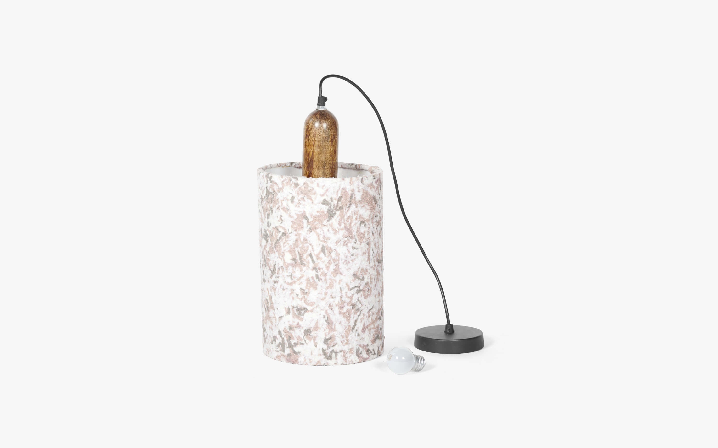 Flake Hanging Lamp Beige Tall - Orange Tree Home Pvt. Ltd.