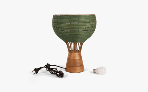 Henka Green Table Lamp - Orange Tree Home Pvt. Ltd.