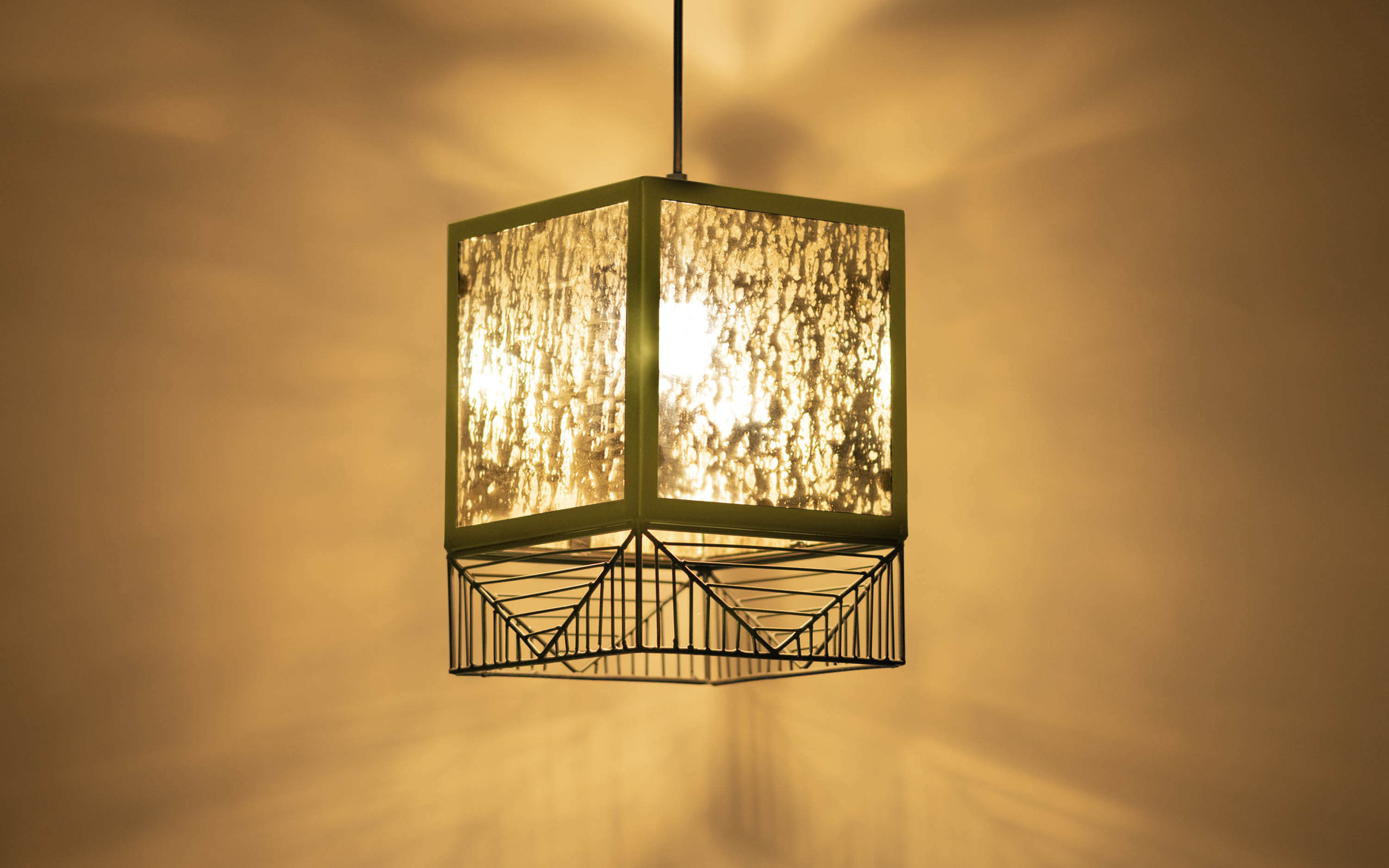 Sheesh Hanging Lamp - Orange Tree Home Pvt. Ltd.