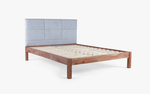 Toshi King Non Storage Bed Furniture Side Look - Orange Tree Home Pvt. Ltd.