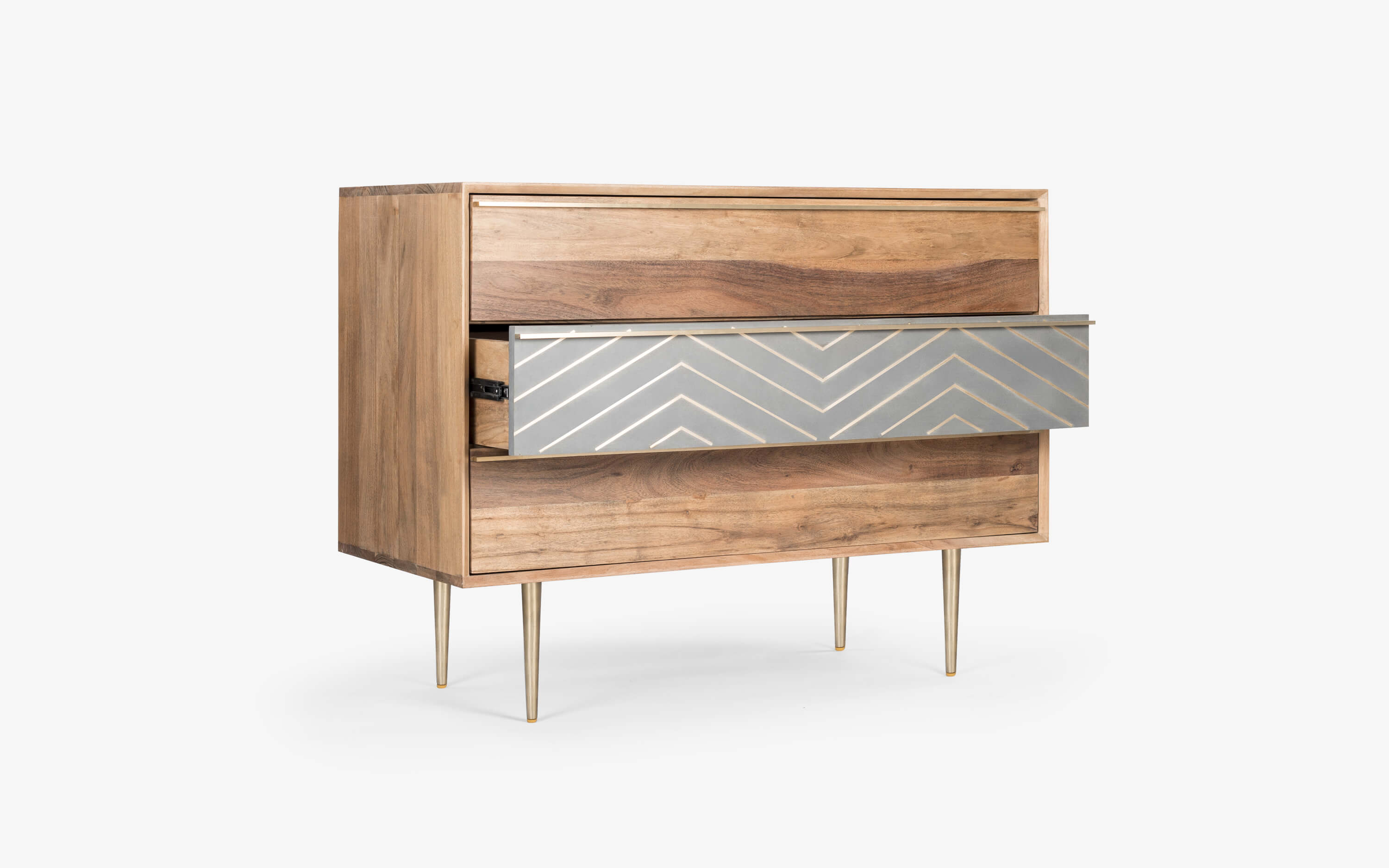 Toshi Chest of Drawer | Chest Of Drawers Online - Close shot - from upper angle - Orange Tree