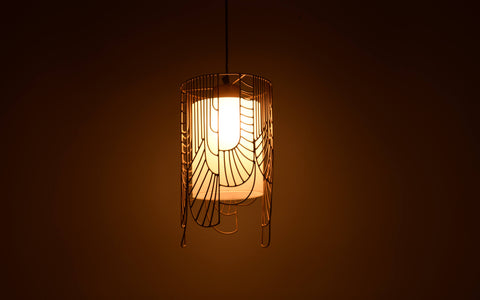 Claude Tall Hanging Lamp - Orange Tree Home Pvt. Ltd.