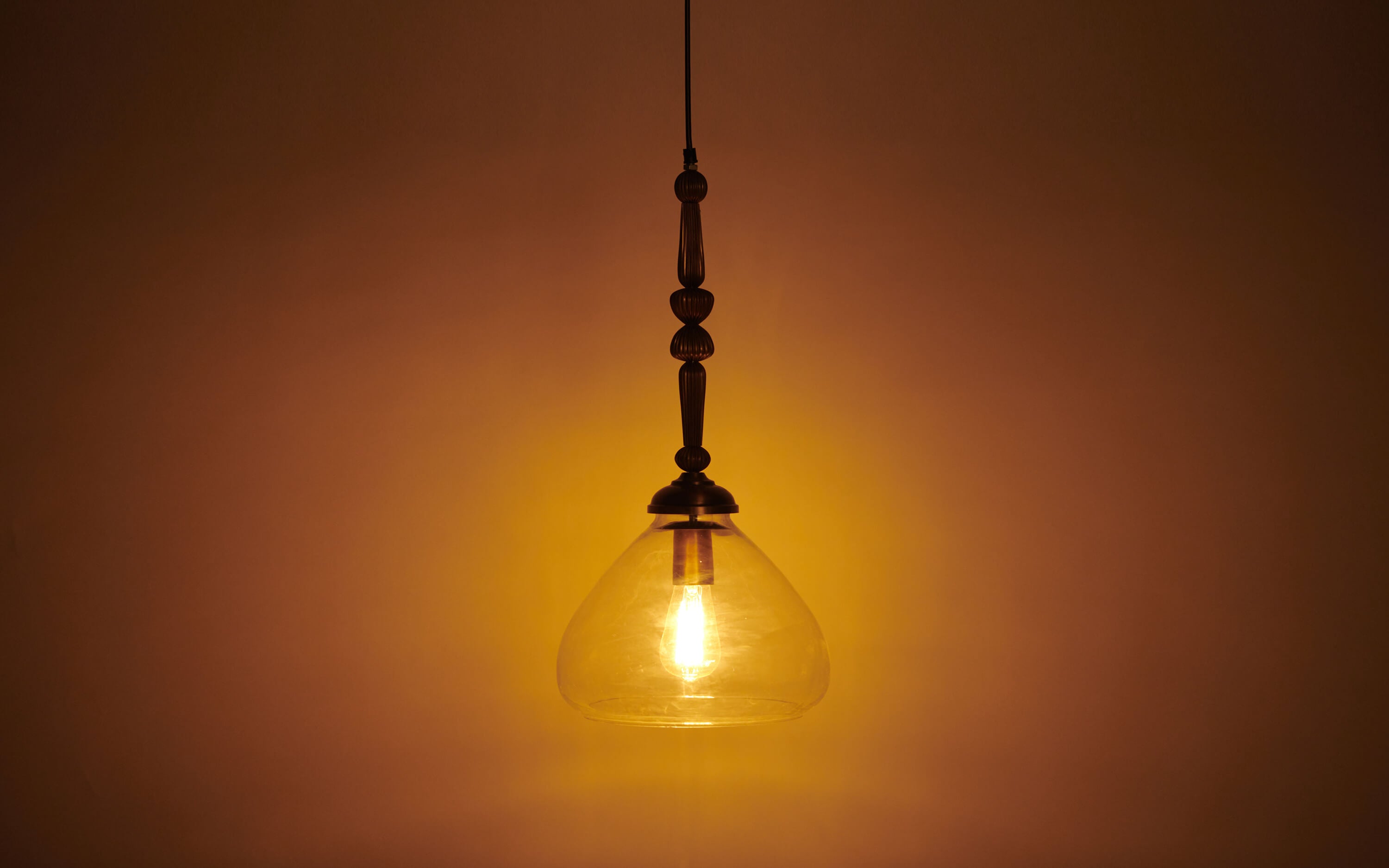 Kurashi Drop Hanging Lamp - Orange Tree Home Pvt. Ltd.