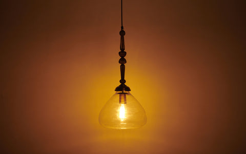 Kurashi Drop Hanging Lamp - Orange Tree Home Pvt. Ltd.