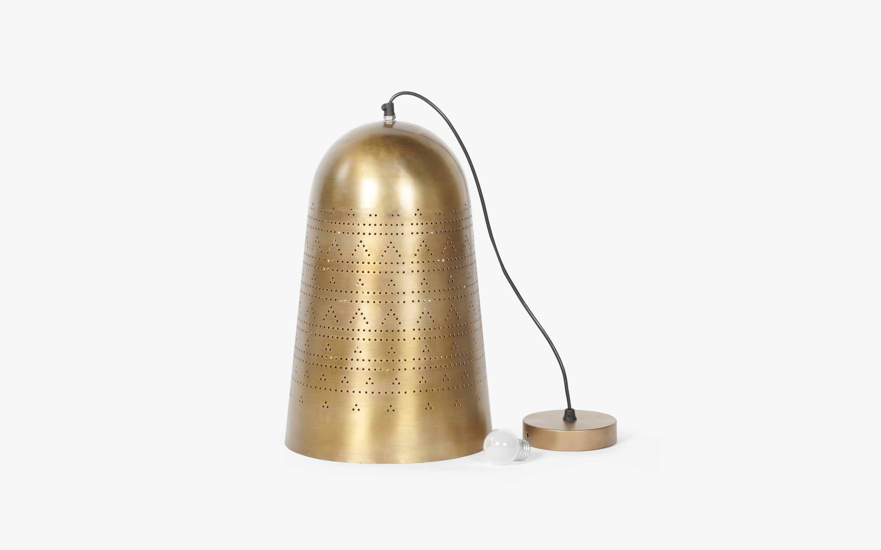 Mishin Hanging Lamp - Close shot - from right angle - Orange Tree