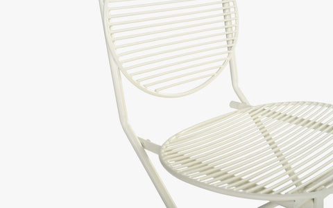 Patio Off White Folding Chair for Outdoor -Orange Tree Home Pvt. Ltd.