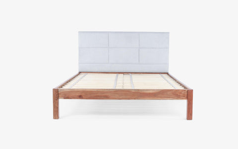 Toshi King Non Storage Bed Furniture Front Look - Orange Tree Home Pvt. Ltd.