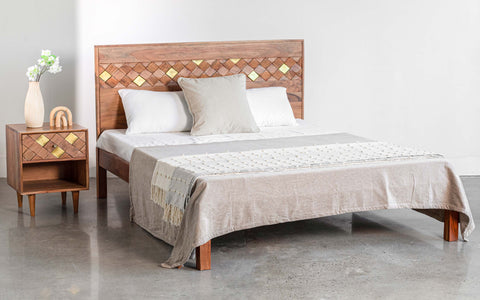 Milan King Non Storage Bed - Orange Tree Home Pvt. Ltd.