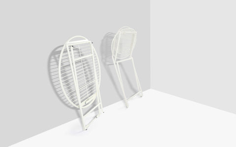 Patio Off White 2 Chairs and Metal Outdoor table- Orange Tree Home Pvt. Ltd.