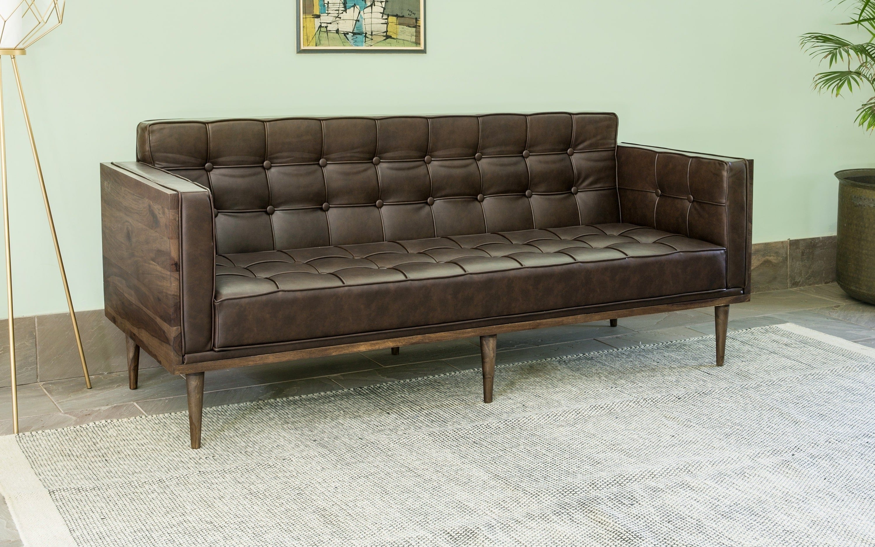 Chesterfield Sofa black color - Orange Tree Home