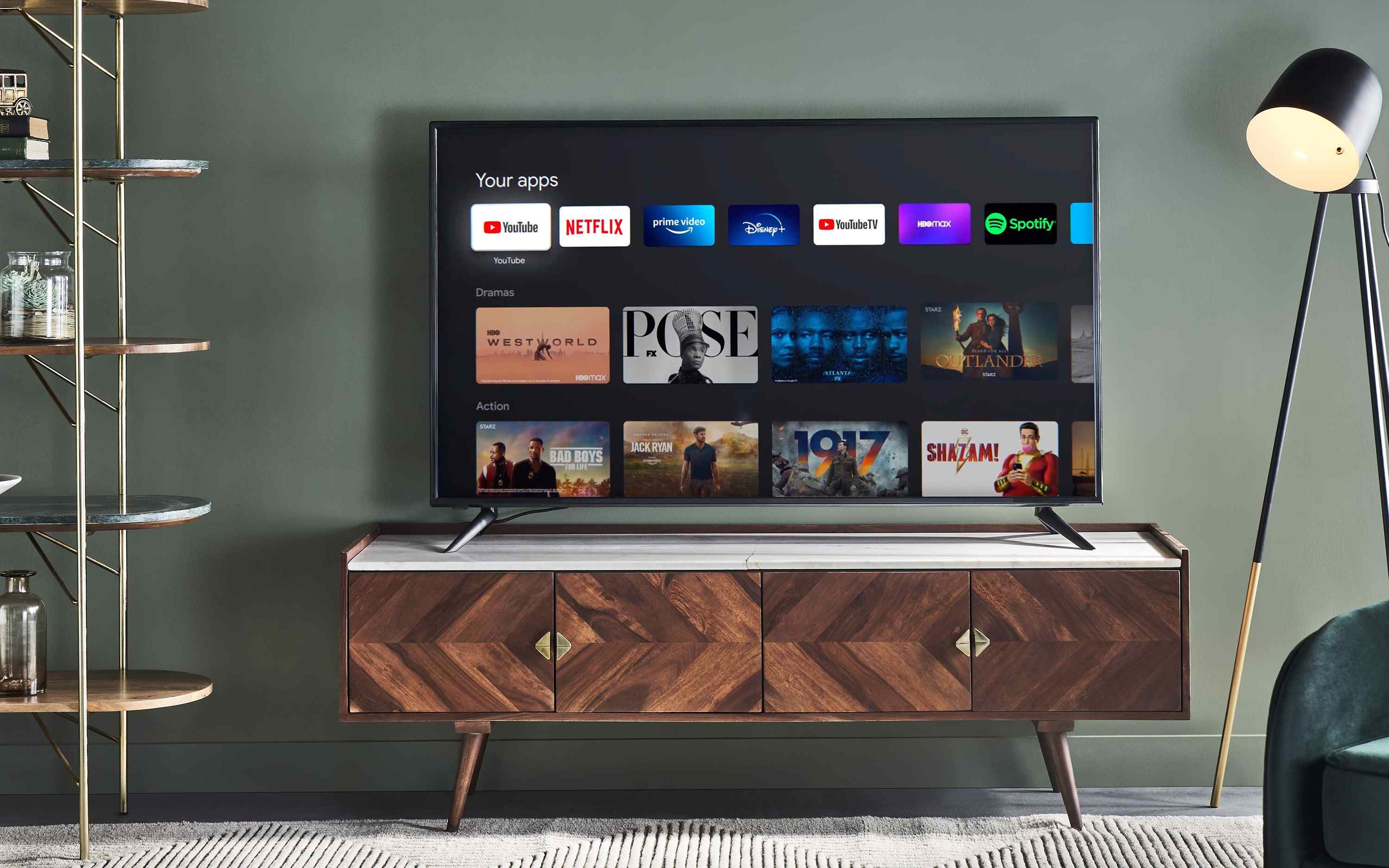 Wooden LED TV Unit - Orange Tree Home Pvt. Ltd.