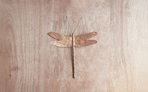 Dragonfly Wall Decor Copper - Orange Tree Home Pvt. Ltd.