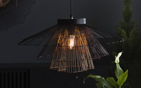 Klimt Hanging Lamp Big - Orange Tree Home Pvt. Ltd.