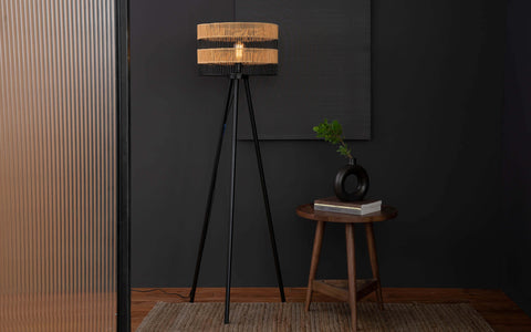 Kyoto Drum Floor Lamp - Orange Tree Home Pvt. Ltd.
