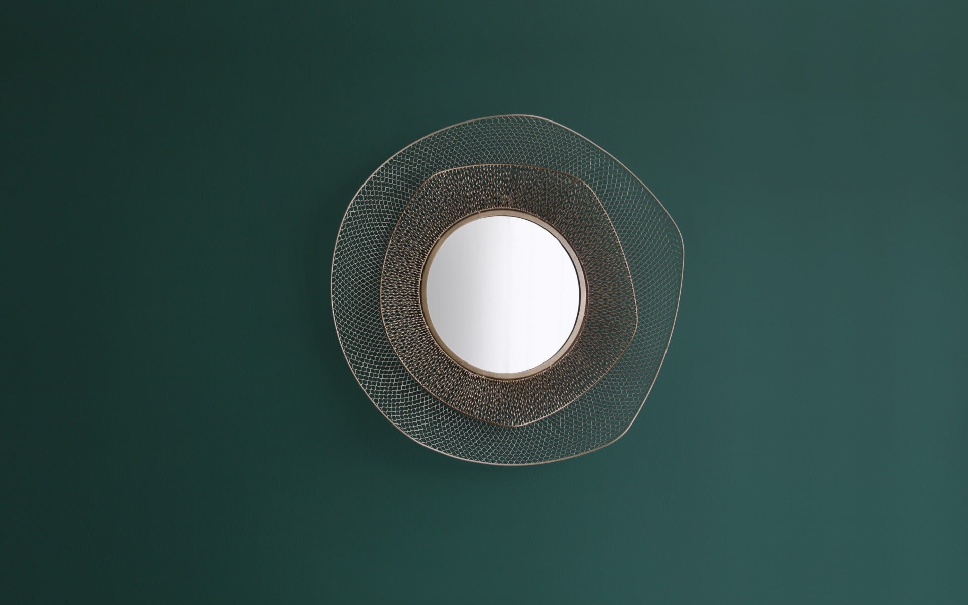 Buy Mallawi Mirror | Designer Mirrors For Walls - Orange Tree