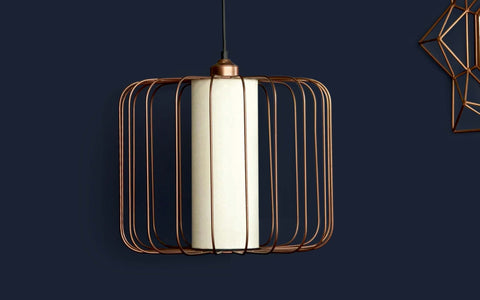Merriam Hanging Lamp Copper - Orange Tree Home Pvt. Ltd.