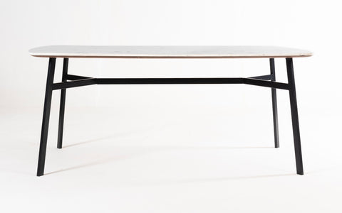 Acme Marble Top Dining Table 6 Seater - Orange Tree Home