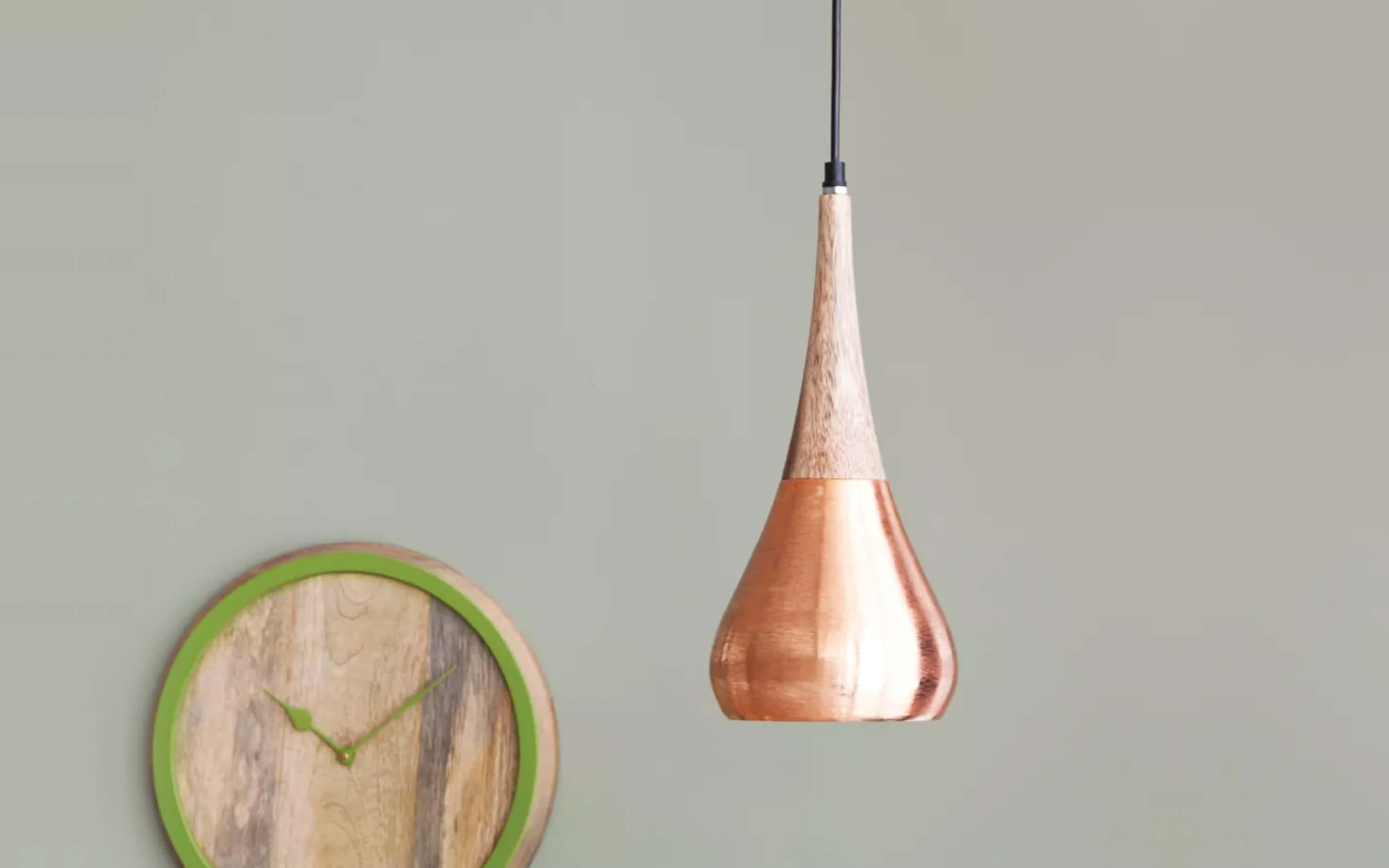 Buy Avery Drop Copper Hanging Lamp - Close shot - Orange Tree