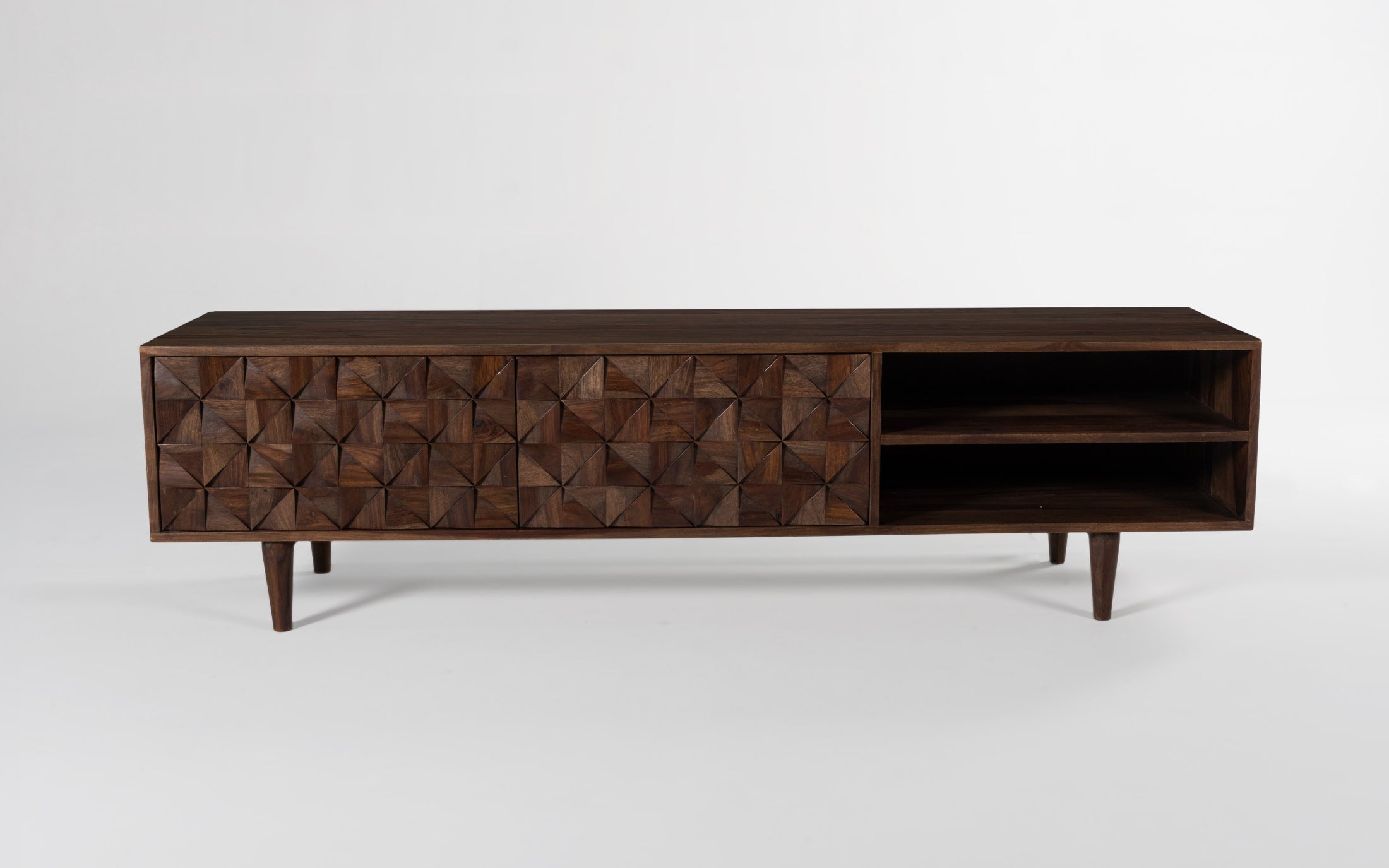 Bicasso Wooden TV Unit with Storage - Orange Tree Home Pvt. Ltd.