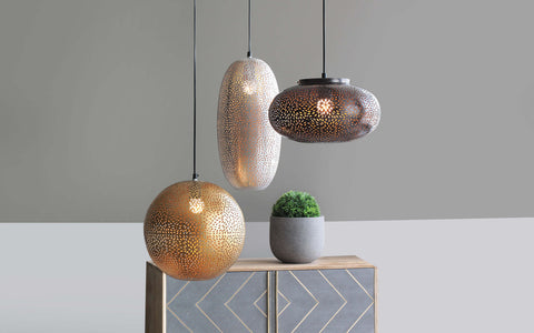 Cupula Hanging Lamp - Orange Tree Home Pvt. Ltd.