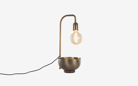 Esna Table Lamp With Bowl - Orange Tree Home Pvt. Ltd.