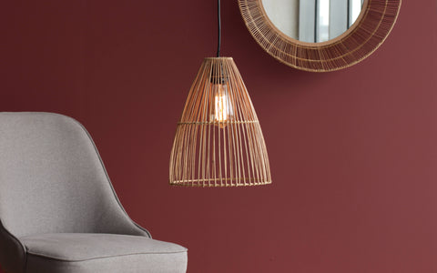 Kaya Conical Hanging Lamp - Orange Tree Home Pvt. Ltd.