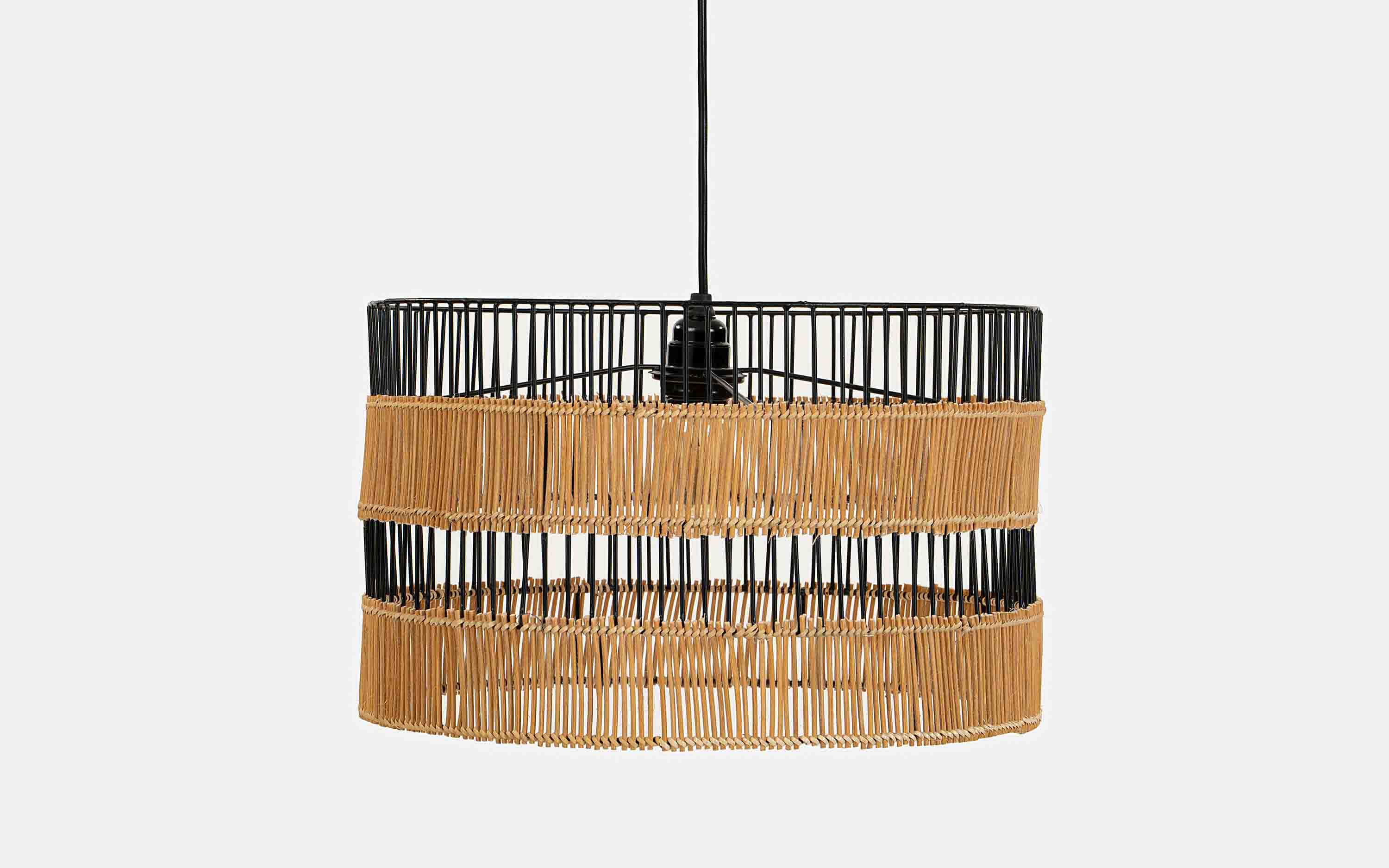 Kyoto Drum Hanging Lamp - Orange Tree Home Pvt. Ltd.