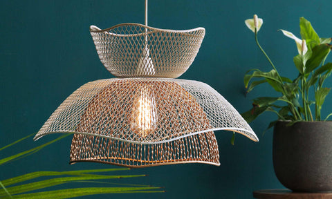 Mallawi Hanging Lamp Bloom - Orange Tree Home Pvt. Ltd.
